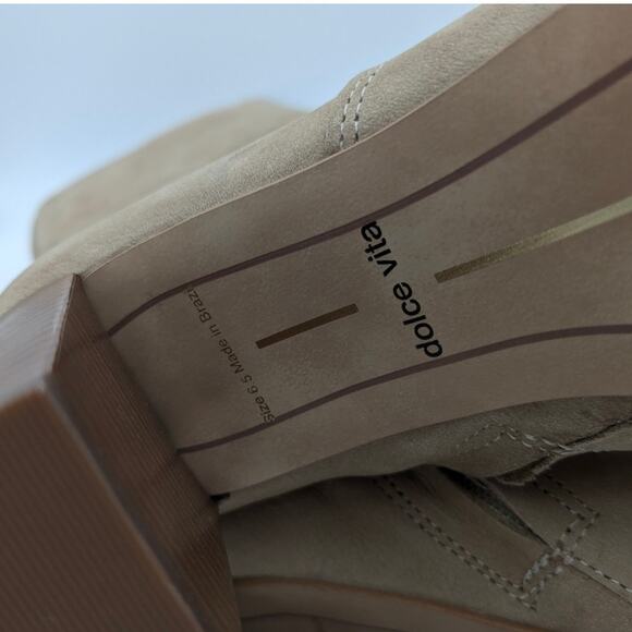 Dolce Vita Tan Heeled Boots - Picture 13 of 15